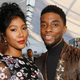 Taylor Simone Ledward and Chadwick Boseman attends the 25th Annual Screen Actors Guild Awards on January 27, 2019 in Los Angeles, California.